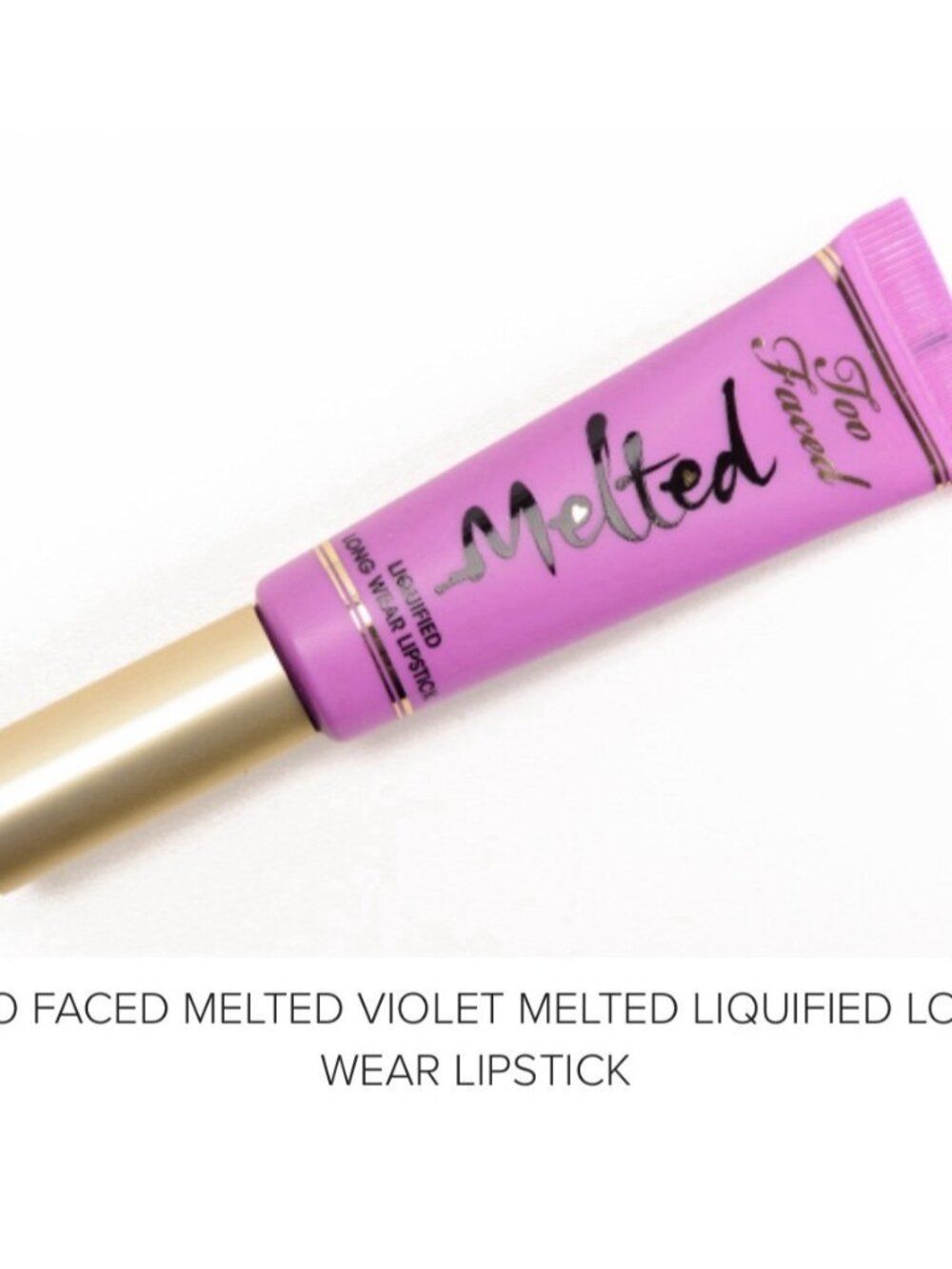 New Too Faced Melted Matte MELTED VIOLET Liquified Long Wear Liquid Lipstick FS